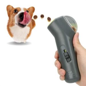 ANKAVERSE® Kedi ve Köpekler İçin Hazneli Mama Fırlatma Oyuncağı Yem Atıcı Aparat