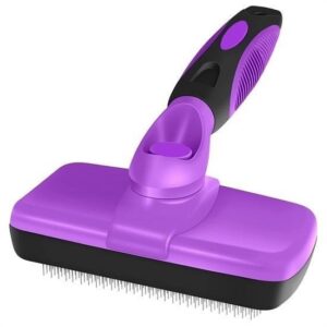 ANKAVERSE® Otomatik Temizlenebilen Tuşlu Pratik Kedi Köpek Tüy Toplama Fırçası