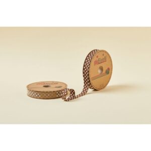 Biye Büyük Puanlı Katlı A20 Kahverengi 2 cm 25 Metre %65 Koton %35 Polyester