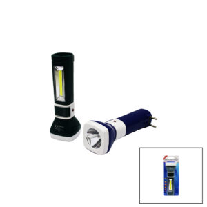 2IN1 1W + COB LED FİŞ ŞARJLI EL FENERİ (5286)