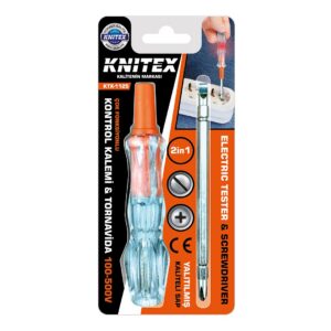 2İN1 DÜZ - YILDIZ   ÇIKAR TAK  KONTROL KALEMİ - TORNAVİDA  100-500V (5286)