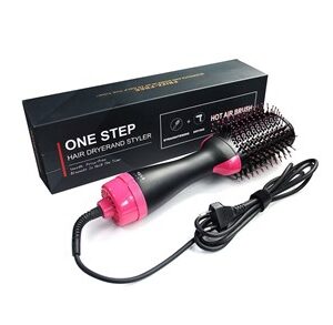 2İN1 ONE STEP KURUTMALI SAÇ DÜZLEŞTİRİCİ - ELEKTRİKLİ FÖN TARAK 1200W (5286)