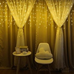 ANKAVERSE® 8 Fonksiyonlu 16 Saçaklı Perde Led 3 x 1 (Günışığı)