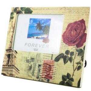 ANKAVERSE® Decotown Dekoratif Desenli Çerçeve Gül Motifli Fotoğraf Çerçevesi