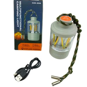3IN1= KAMP LAMBASI - FENER - POWERBANK  USB ŞARJ (5286)