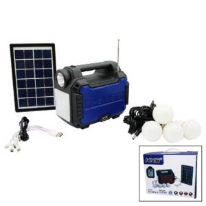 3IN1 - SOLAR 2İN1 SABİT EL FENERİ - RADYO - MP3 BLUETOOTH - USB/ TF PORT - 4 PARÇA AMPUL KABLOLU - POWERBANK (5286)