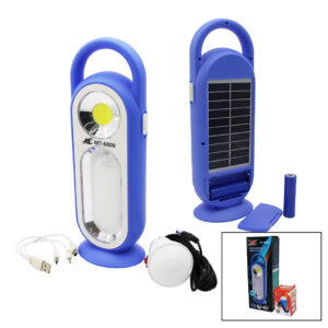 3IN1SOLAR - PİLLİ - USB ŞARJLI - FENER IŞILDAK POWERBANK LED - COB - SEYYAR AMPUL (5286)