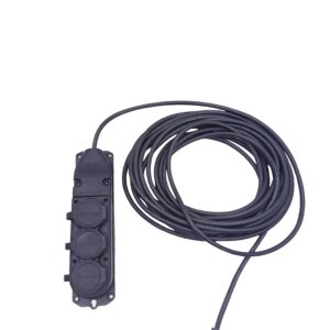 3LÜ 10 MT UZATMA KABLOSU ÇANTALI KAUÇUK PRİZ 3X1.5 CCA KABLO (5286)
