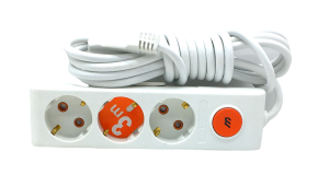 3LÜ ANAHTARLI 3MT.UZATMA KABLO GRUP PRİZ (5286)