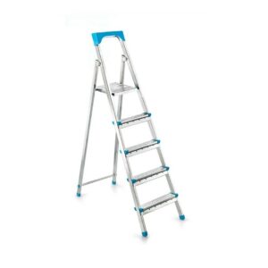 4+1BASAMAKLI METAL MERDİVEN Y: 105CM - 120KG.TAŞIMA KAPASİTESİ (5286)