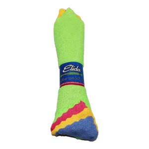 4 PARÇA  DÜRÜM YUVARLAK SARIM MİKROFİBER TEMİZLİK BEZİ (5286)