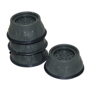 4 PARÇA KÜÇÜK GRİ ÇAMAŞIR MAKİNE TİTREŞİM ÖNLEYİCİ AYAK (5286)