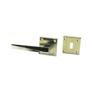 4 TAKIM PRATİK PRİZMA ODA  GRİ NİKEL ROZETLİ KAPI KOLU (5286)