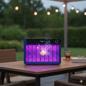 4000mAh Şarj Edilebilir Kablosuz 3000V Yüksek Güçlü Elektrikli Sivrisinek Öldürücü Sivrisinek Öldürme Lambası,Sinek Kıran BG-009 2000 mah (5286)