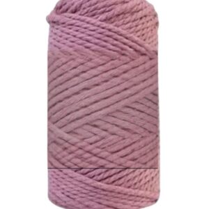 Pamuk Makrome 4 mm İp Gül Kurusu