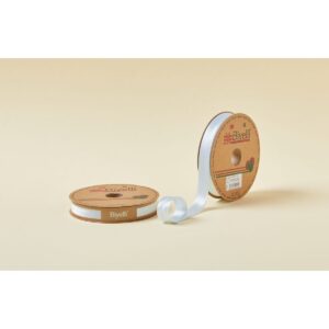 Biye Saten Katlı 003 Açık Mavi 2 cm 25 Metre %100 Polyester