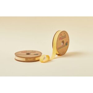 Biye Çizgili Katlı C04 Sarı 2 cm 25 Metre %65 Koton %35 Polyester