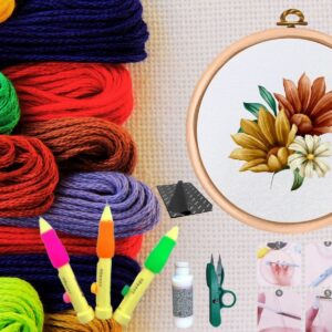 Punch Seti Nakış Seti Kasnaklı Kendin Yap Seti Seri 40