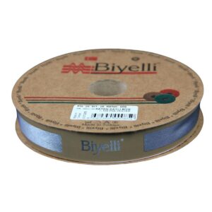 Biye Saten Katlı 086 Gri 2 cm 25 Metre %100 Polyester