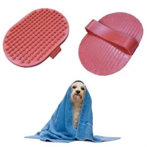 ANKAVERSE® Ergonomik Masajlı Evcil Hayvan Kedi Köpek Yıkama Fırçası Aparatı