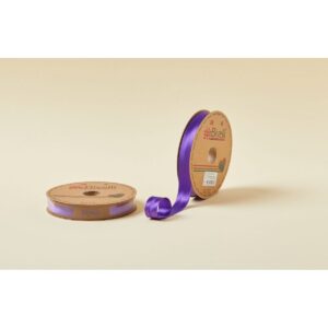 Biye Saten Katlı 032 Mor 2 cm 25 Metre %100 Polyester