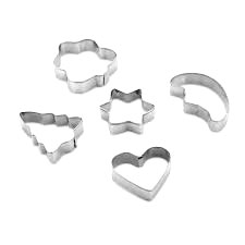 5 PARÇA  METAL BİSKÜVİ KURABİYE KALIP (5286)