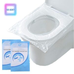 50 Adet Kullan At Pratik Kullanımlı Hijyenik Klozet Kapağı Poşeti (5286)
