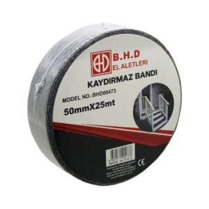 50MM X 25MT KAYDIRMAZ SİYAH BANT (5286)