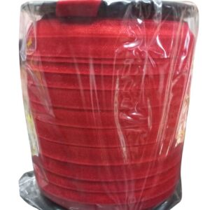 Çamaşır Lastiği Düz 1 cm 1 Metre Kırmızı