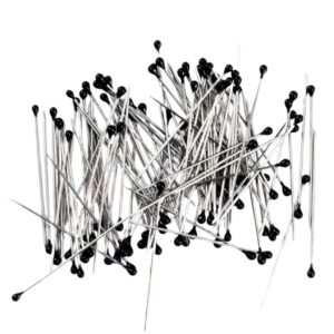 Minelli İğne Kutulu Siyah Başlı 100'lü