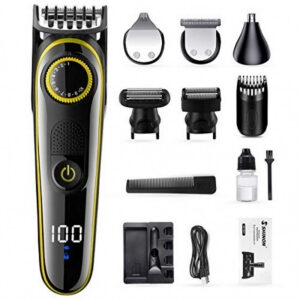5in1 Fonksiyonlu Turbo Motorlu Saç Sakal Kesme Tıraş Makinesi Burun Kulak Ense Favori Tüm Vücut (5286)