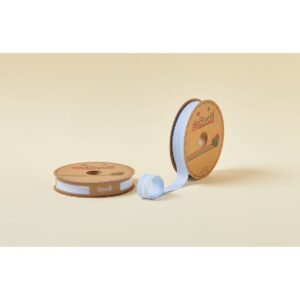 Biye Çizgili Katlı C01 Mavi 2 cm 25 Metre %65 Koton %35 Polyester