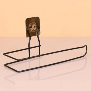 ANKAVERSE® Kendiliğinden Yapışkanlı Krom Paslanmaz Metal Havlu Kağıtlık Aparatı