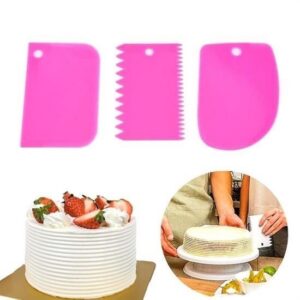 ANKAVERSE® Pasta Hamur Şekillendirici Spatula Kesici Kazıyıcı Dekoratör Set