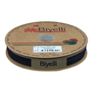Biye Deri Katlı 753 Lacivert 2 cm 25 Metre %100 Polyester