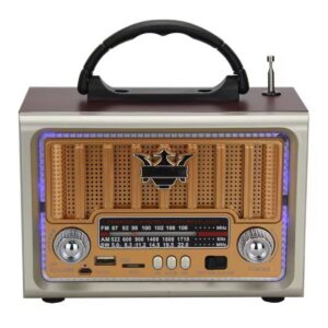 ANKAVERSE® Taşınabilir Klasik AM/FM/SW  Retro Nostaljik Radyo