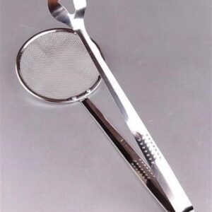 ANKAVERSE® Çok Amaçlı Süzgeçli Paslanmaz Metal Haşlama Ve Kızartma Maşası