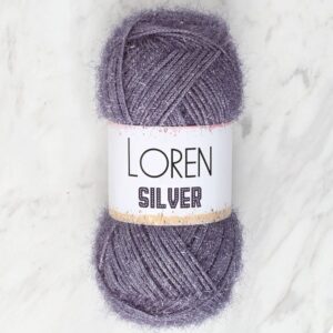 Loren Silver Antrasit El Örgü İpi - RS0036 - 34098