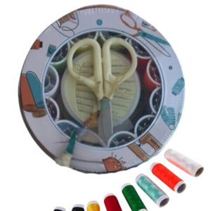 İplik Set Teneke Kutu Dikiş Seti