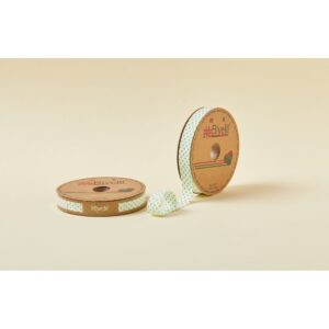 Biye Puanlı Katlı B05 Yeşil 2 cm 25 Metre %65 Koton %35 Polyester