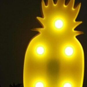 ANKAVERSE® Ananas Şeklinde Ledli Dekoratif Eğlenceli Çocuk Gece Lambası