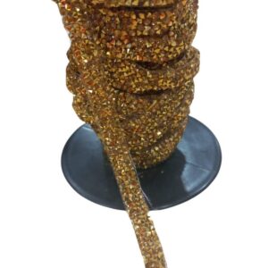 Silikonlu Yapıştırma Taş 1 cm Gold 5 Metre