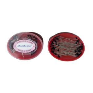 Cam Başlı 50'li Uzun İğne Kutulu