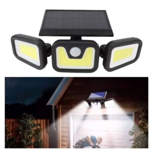 85W Güneş Enerjili Hareket Sensörlü Duvar Lambası Kutusu 2 Ünite (5286)