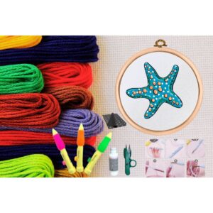 Punch Seti Nakış Seti Kasnaklı Kendin Yap Seti Seri 122