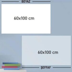 ANKAVERSE® Ders Çalışma Yazı Tahtası Manyetik Duvar Stickerı 100x60 cm