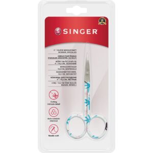 Kıvrık Uçlu Renkli Nakış Makası (4")