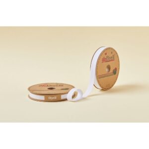 Biye Koton Katlı D01 Beyaz 2 cm 25 Metre %65 Koton %35 Polyester