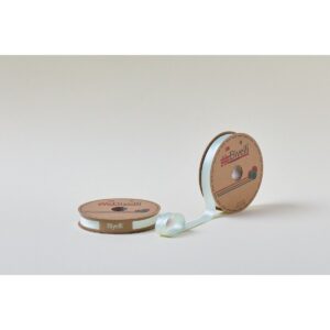 Biye Saten Katlı 016 Su Yeşili 2 cm 25 Metre %100 Polyester