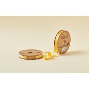 Biye Saten Katlı 048 Koyu Sarı 2 cm 25 Metre %100 Polyester